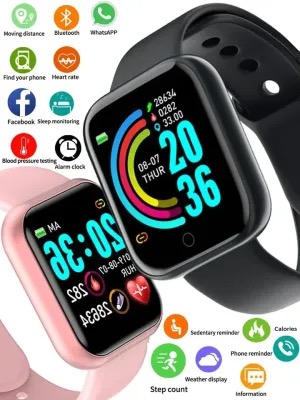 Smartwatch Y68 Fit — Vista principal
